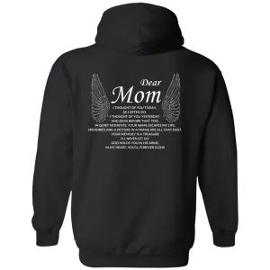 Dear Mom Pullover Hoodie