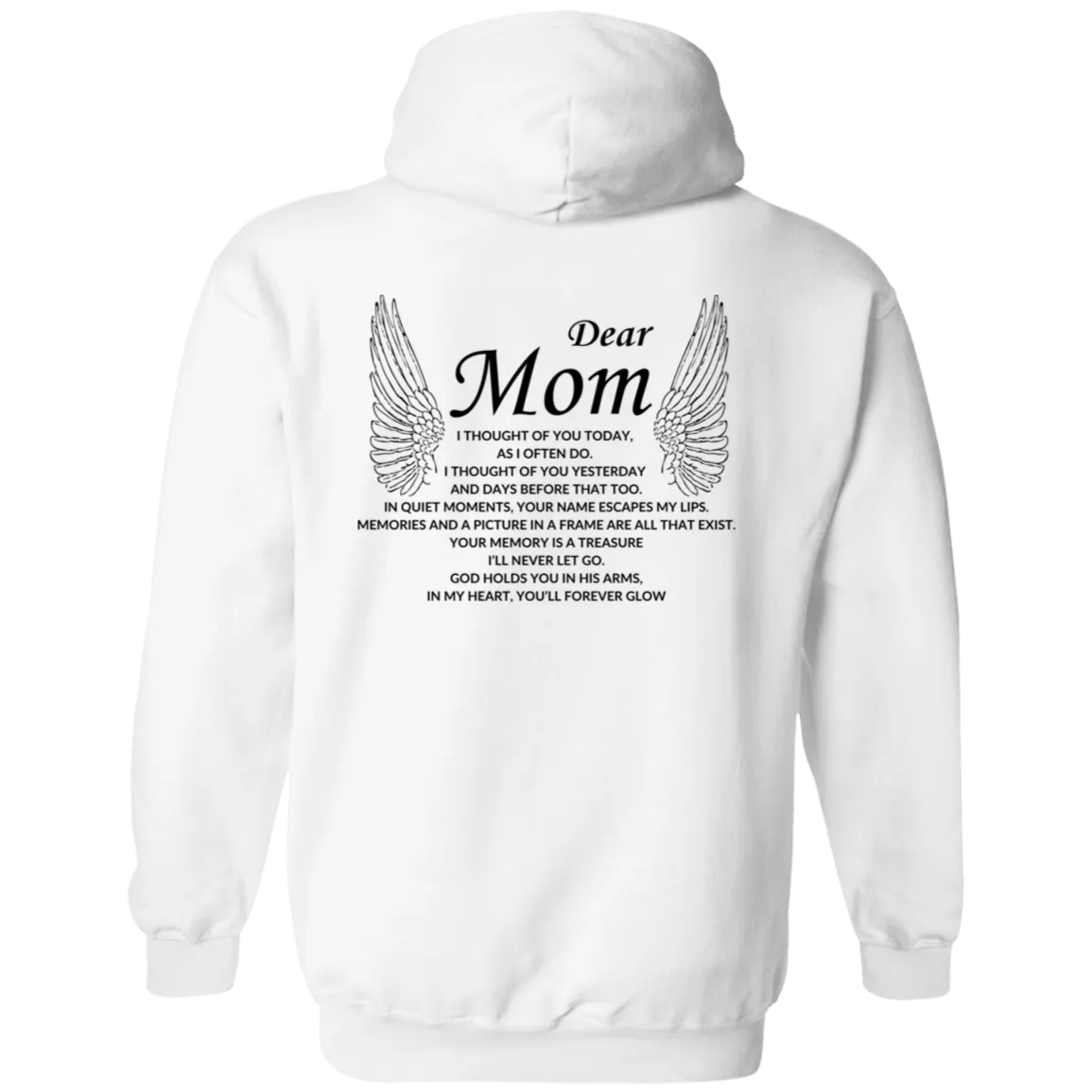 Dear Mom Pullover Hoodie