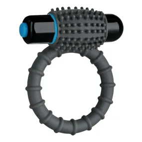 Doc Johnson 10-speed Stretchy Nubby Vibrating Silicone Cock Ring