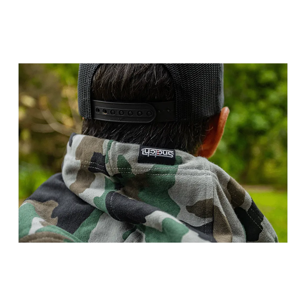 Embroidered Snatch Hoodie Army Camo