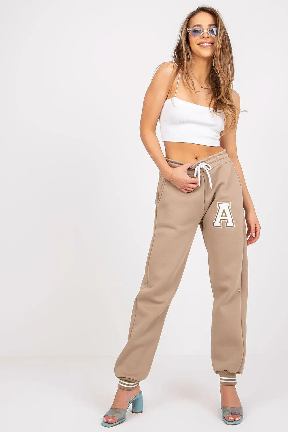 Ex Moda Letter Accent Sweatpants