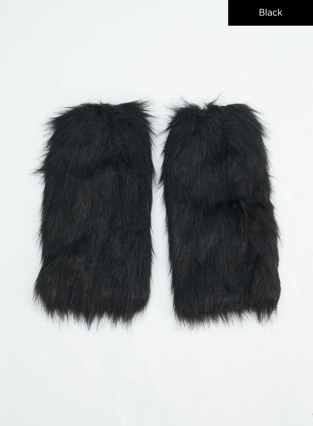 Faux Fur Leg Warmers IN316