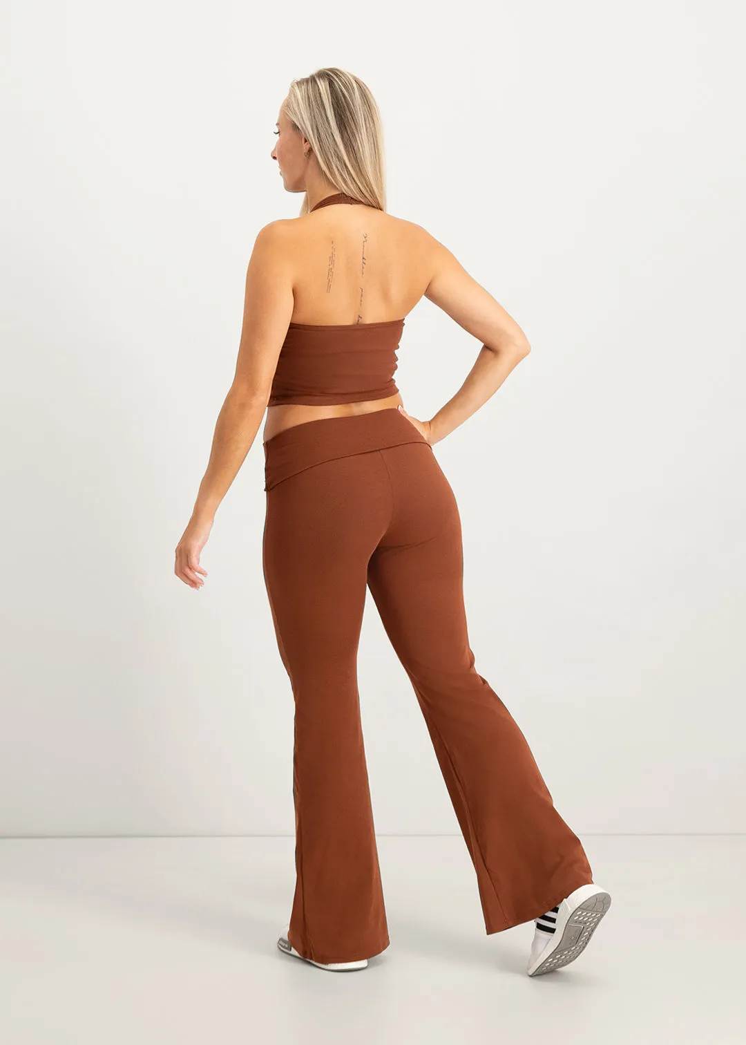 Flare Lounge Pants - Brown