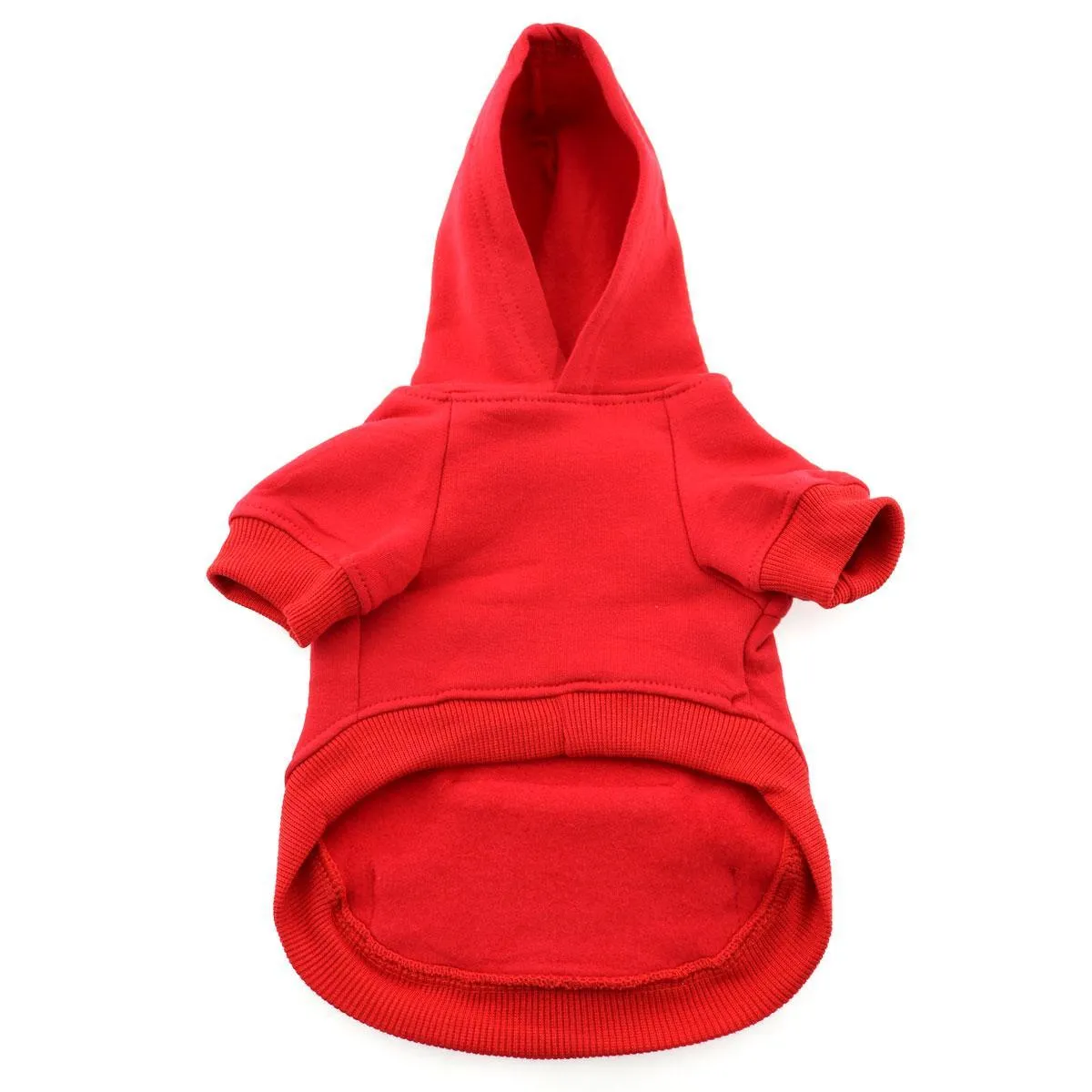 Flex-Fit Dog Hoodie Red