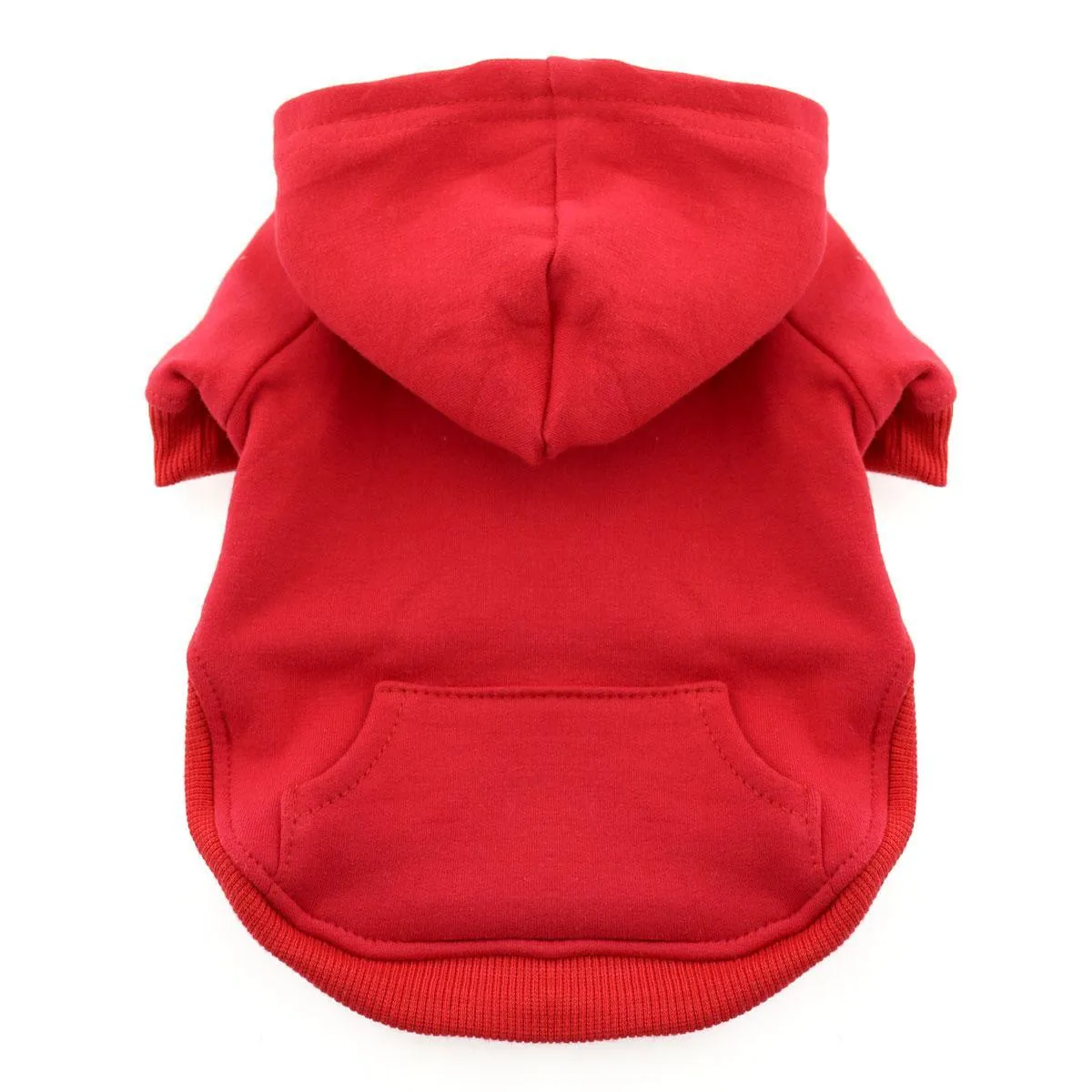 Flex-Fit Dog Hoodie Red