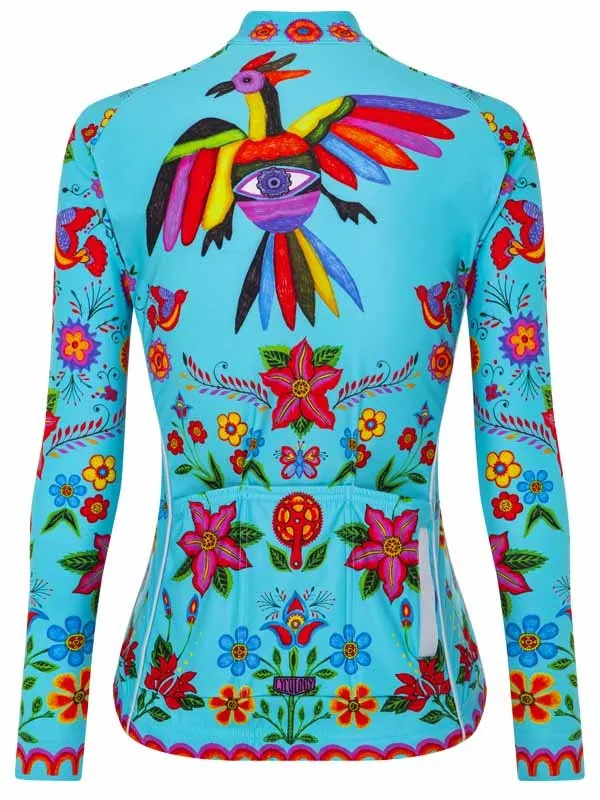 Frida Women's Long Sleeve Jersey Aqua