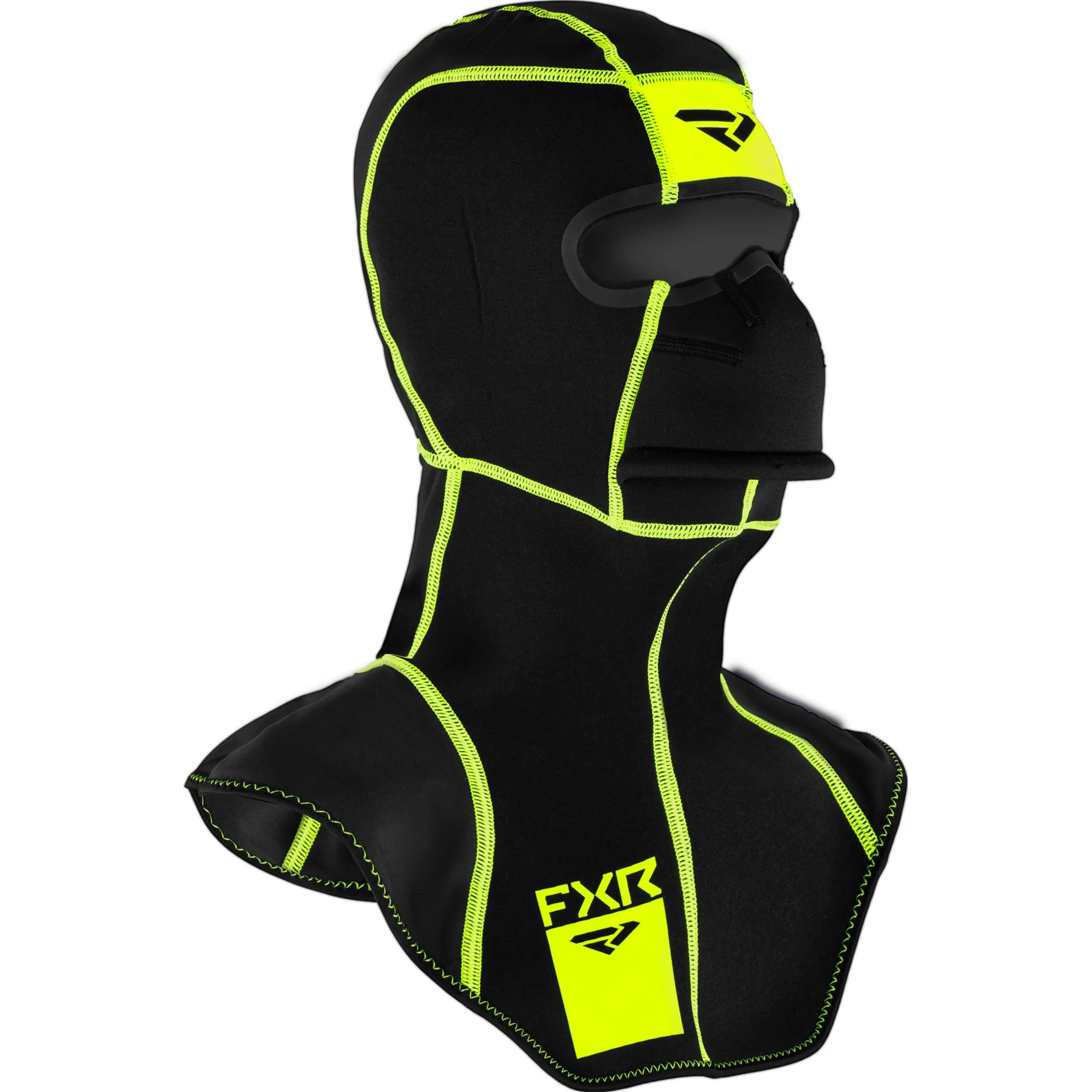 FXR Cold-Stop Anti-Fog Snowmobile Balaclava Black/Hi-Vis