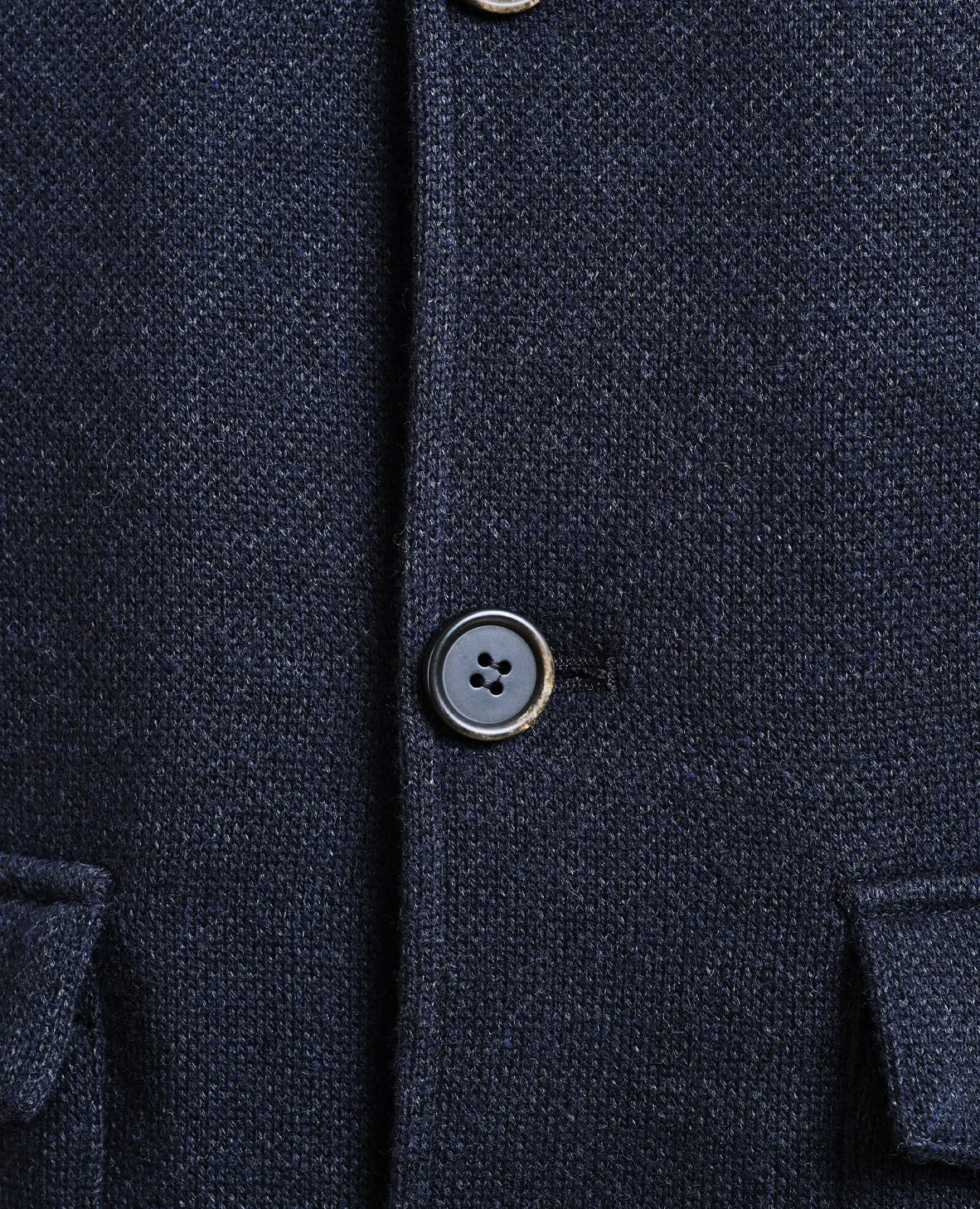 Gimo's Boucle Short Jacket w/Shearing Lining - Navy