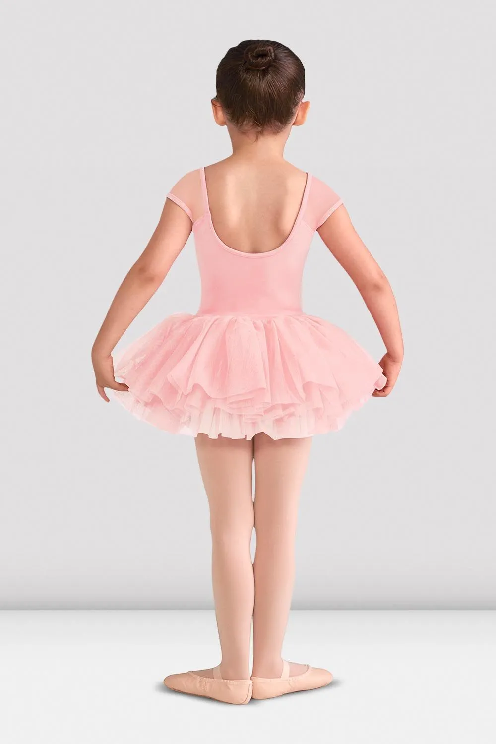 Girls Abelle Mesh Tutu Leotard