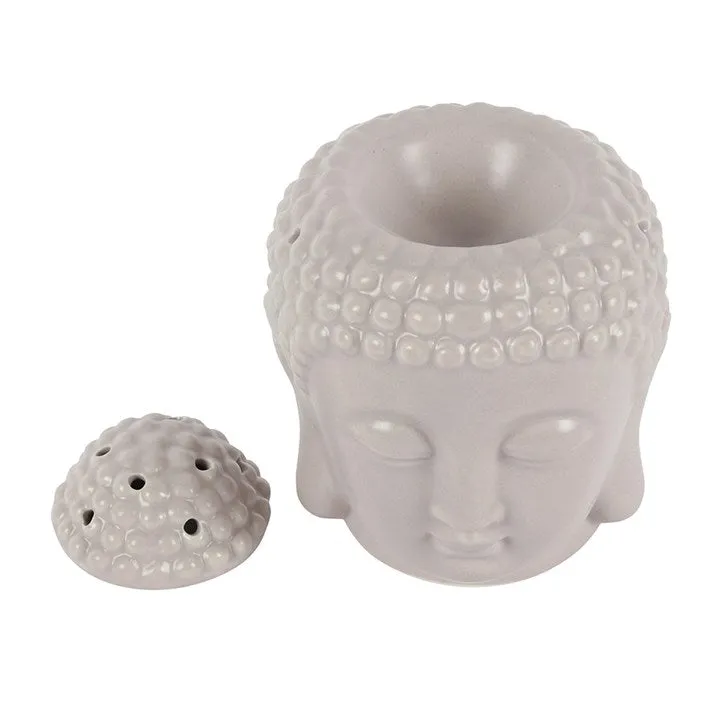 Grey Buddha Head Oil or Wax Burner