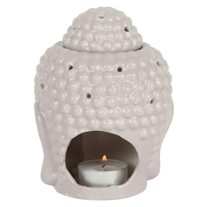 Grey Buddha Head Oil or Wax Burner