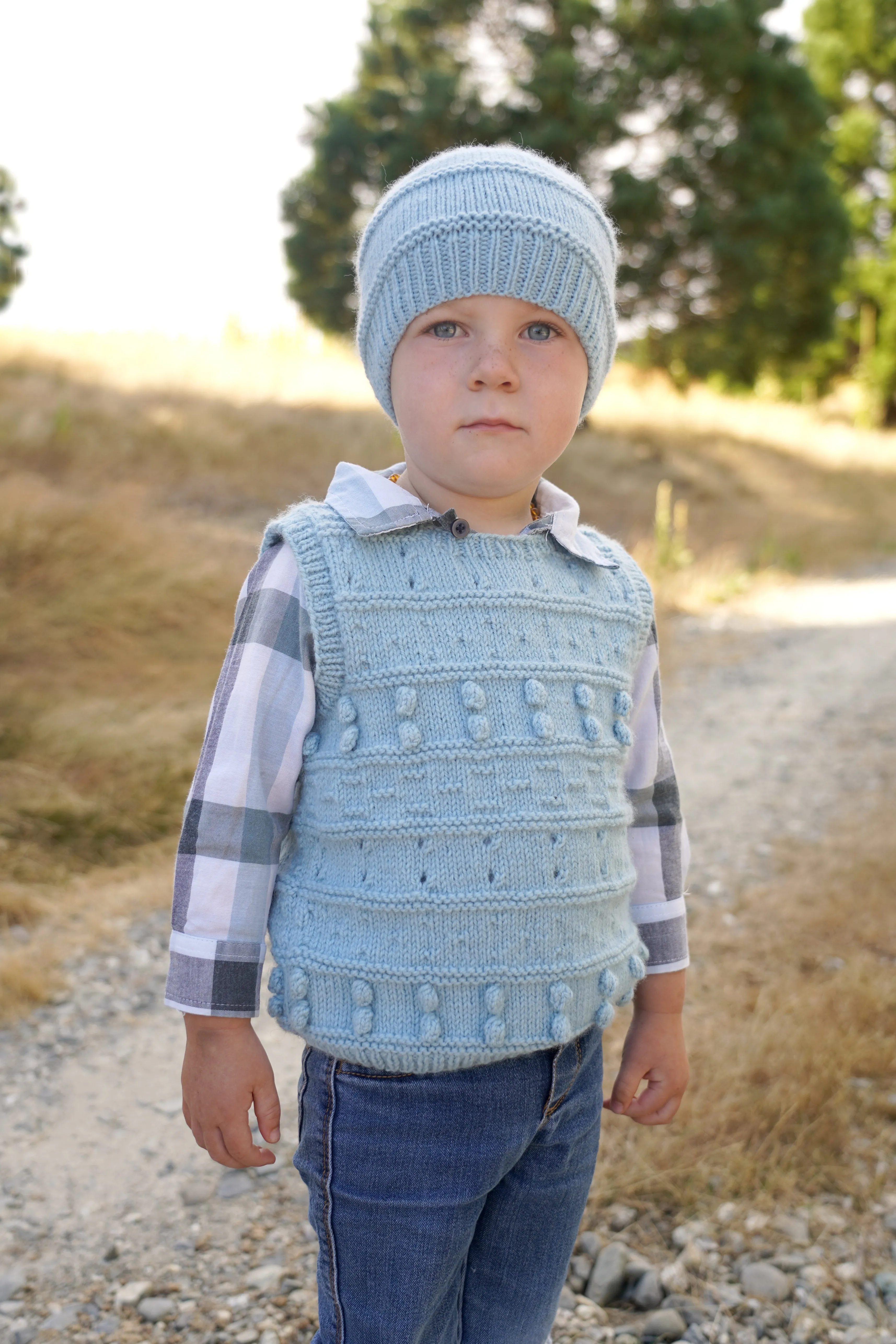 Harley Vest and Hat