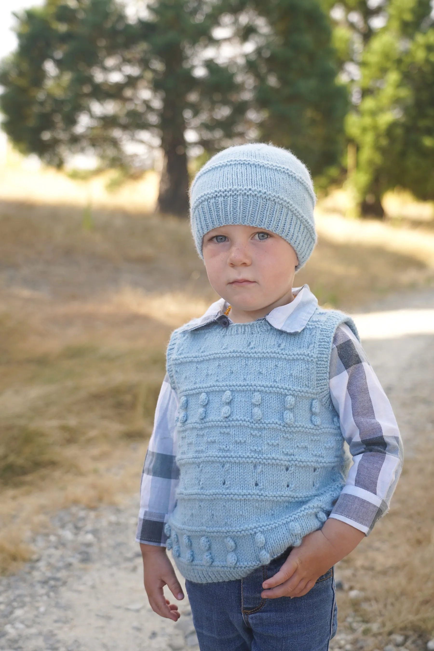 Harley Vest and Hat