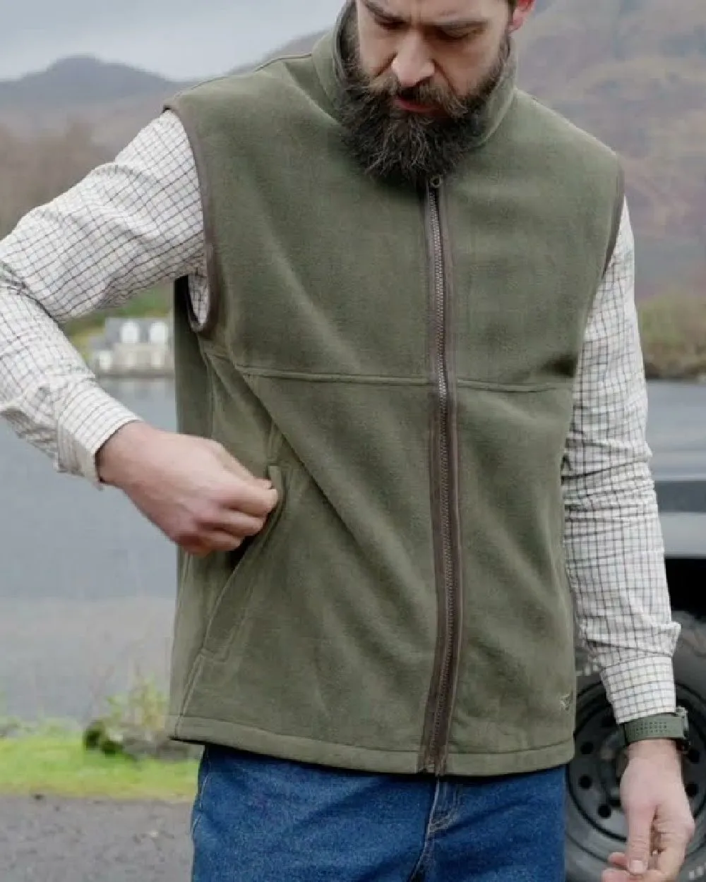 Hoggs of Fife Stenton Technical Fleece Gilet