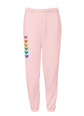 Kid's Conversation Heart Sweatpants