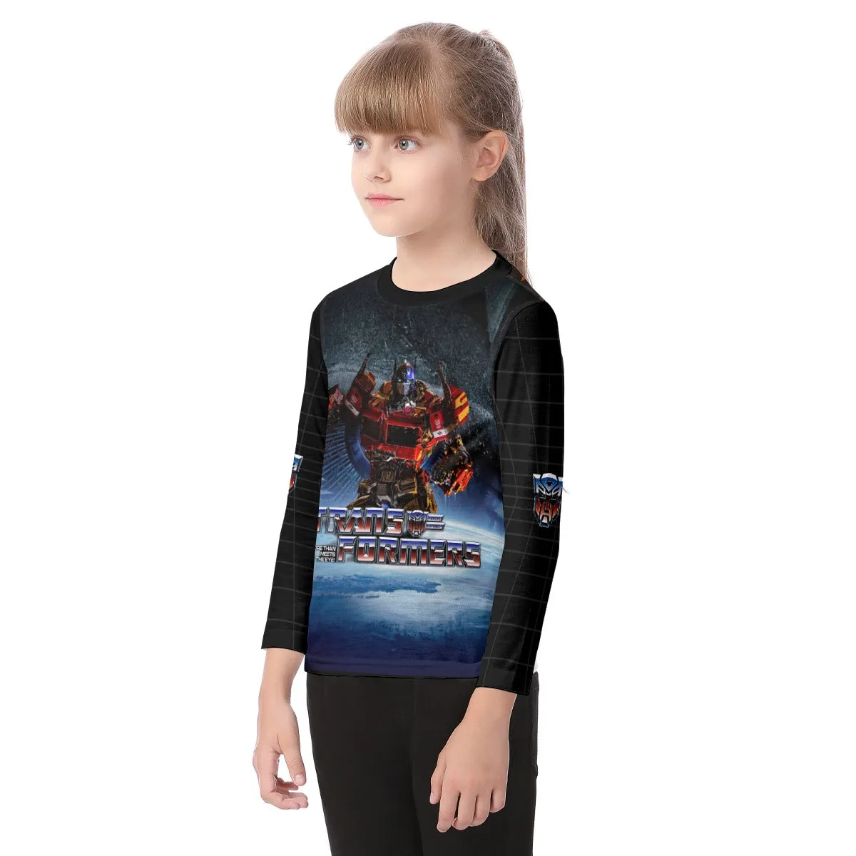 Kids Optimus Prime G1 Long Sleeve T-shirt