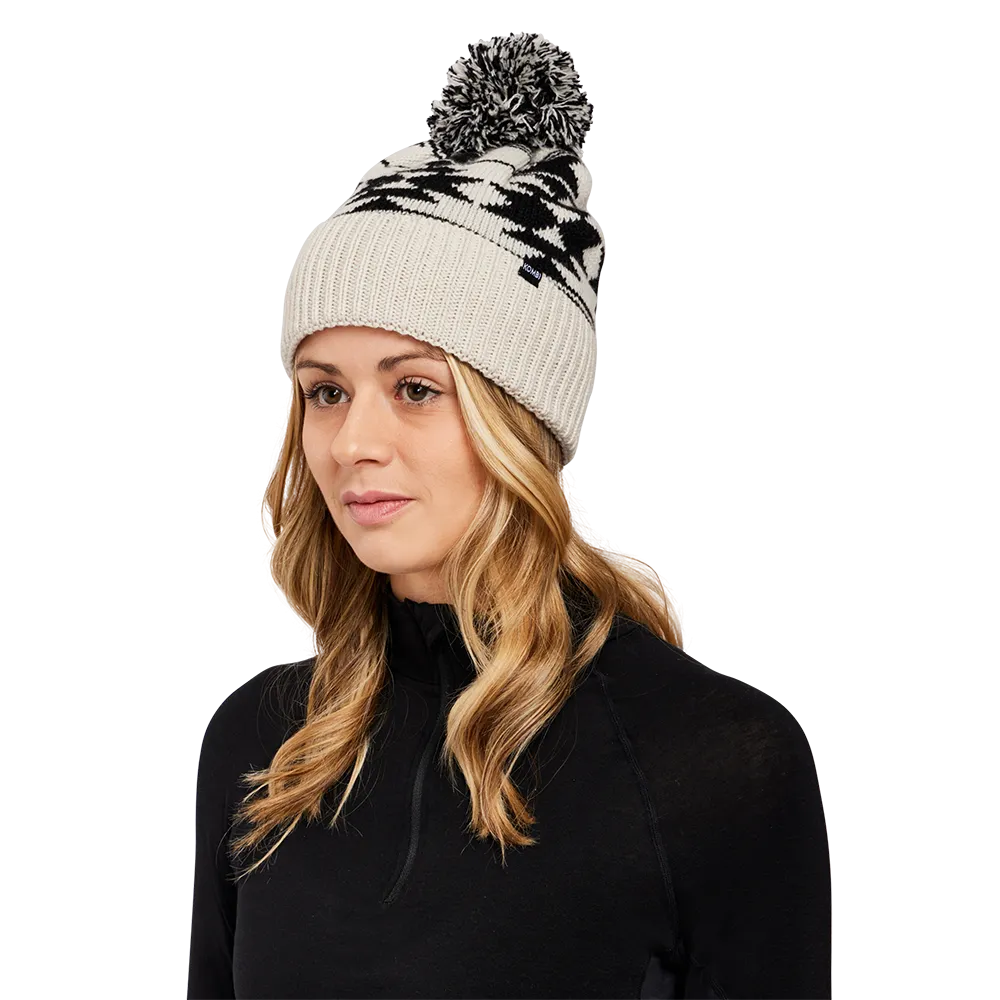 Knitty Wool Blend Pom Pom Toque - Unisex