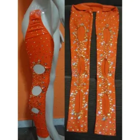 Laranja Samba High Leg & Arm Sleeve