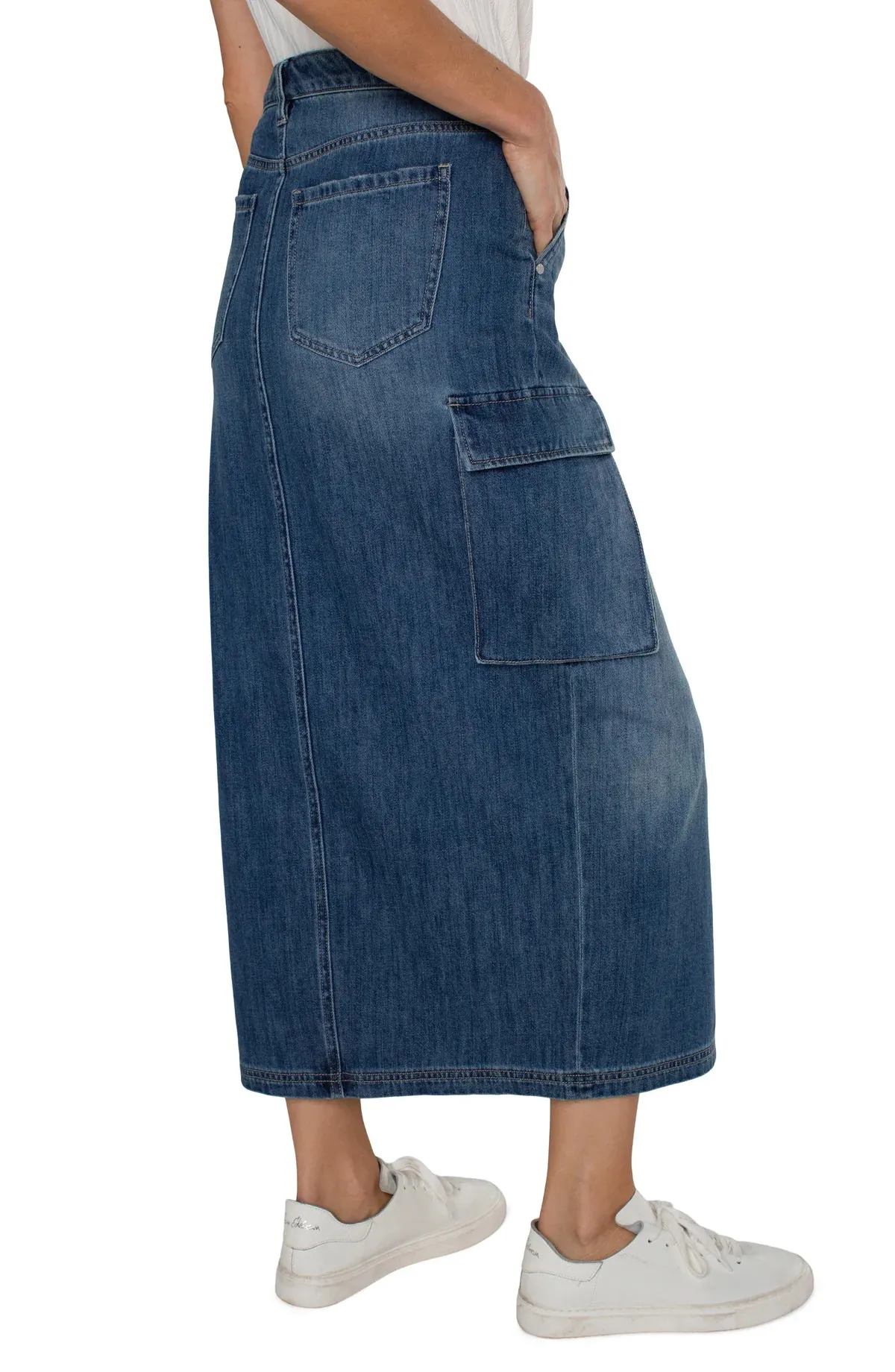 Liverpool LM6358RZA Maxi Cargo Skirt