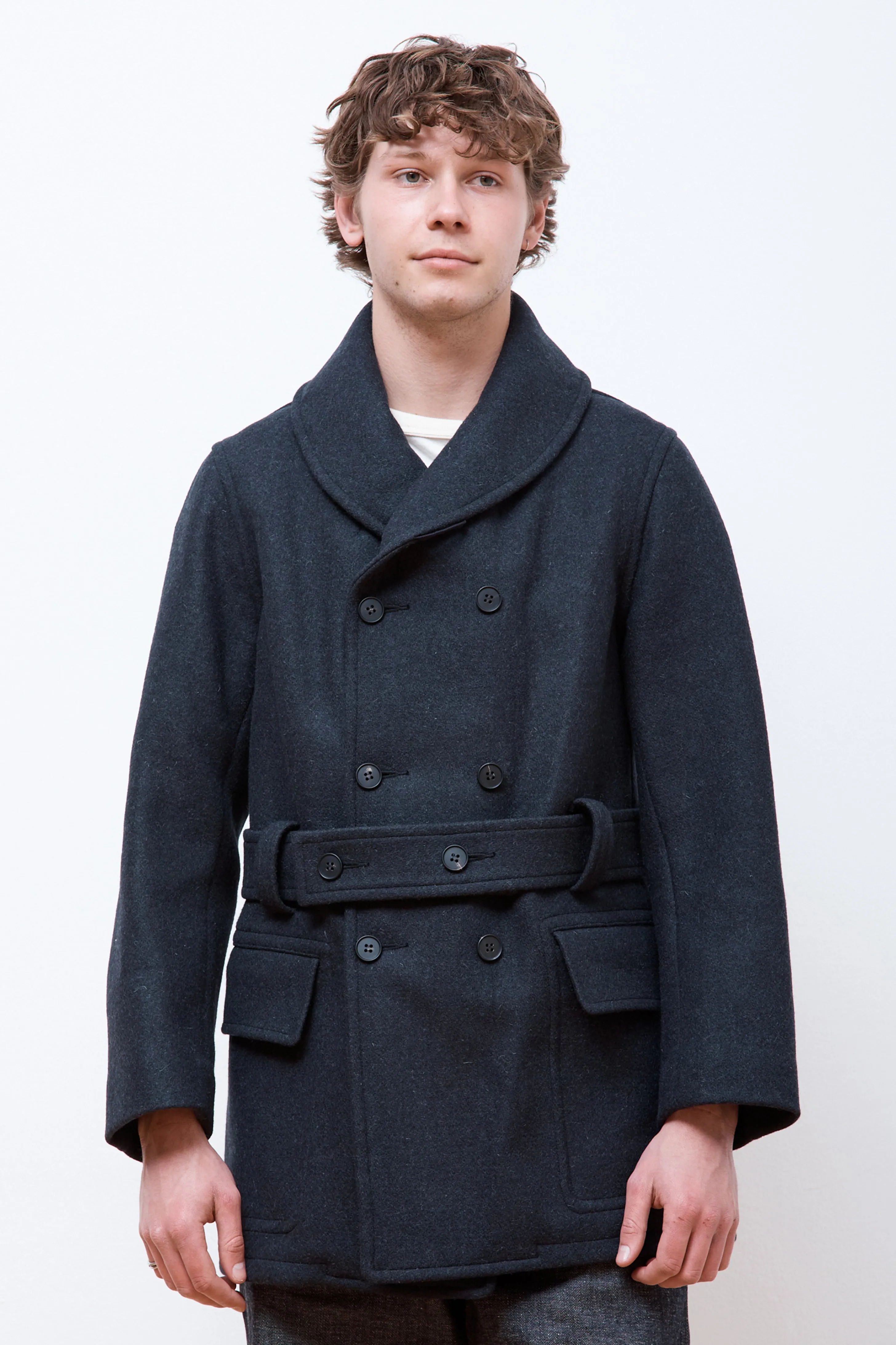 Lot.410 Mackinaw Coat Charcoal