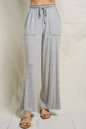 Maronie Grey Lounge Wide Leg Pants