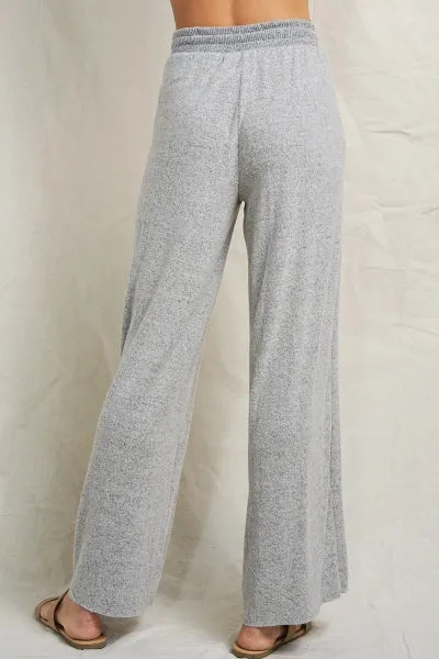 Maronie Grey Lounge Wide Leg Pants