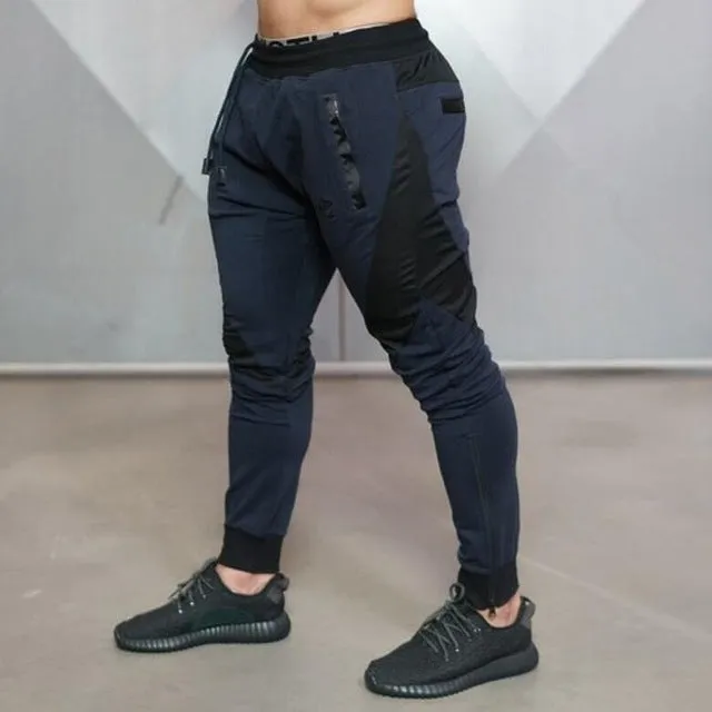 Men Long pants Cotton Men's gasp workout fitness Pants casual sweatpants jogger pants skinny trousers  Body Engineers