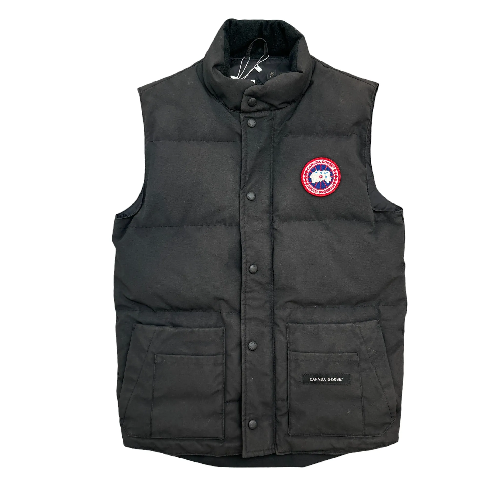 Men's Freestyle Crew Gilet Black Size XS