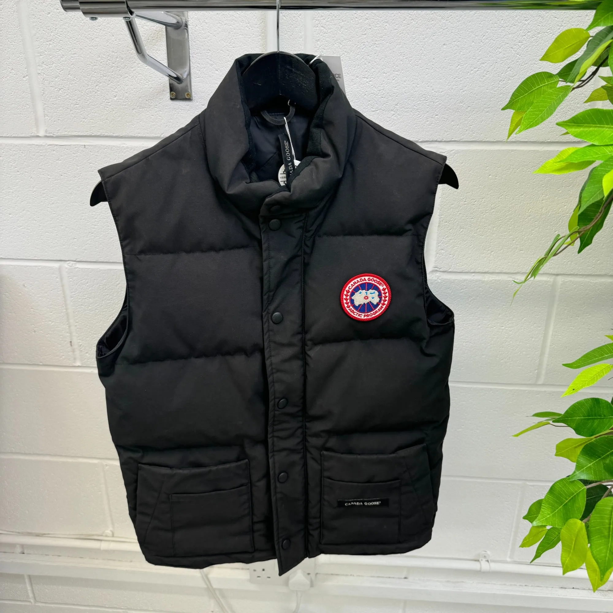 Men's Freestyle Crew Gilet Black Size XS