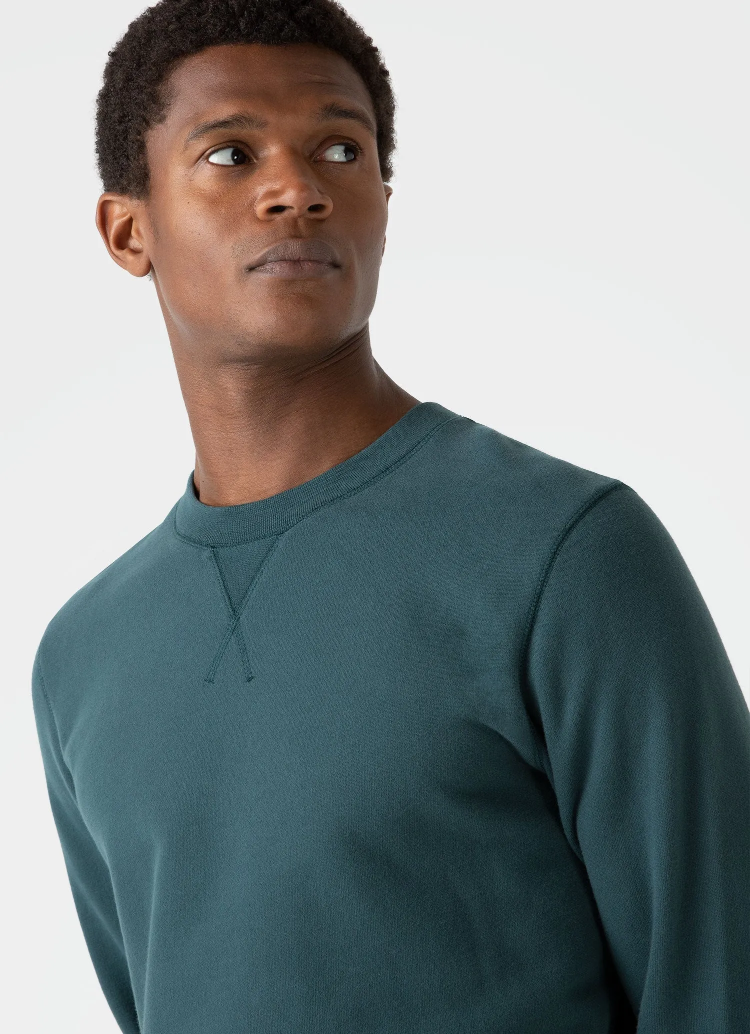 Men's Loopback Sweatshirt in Peacock