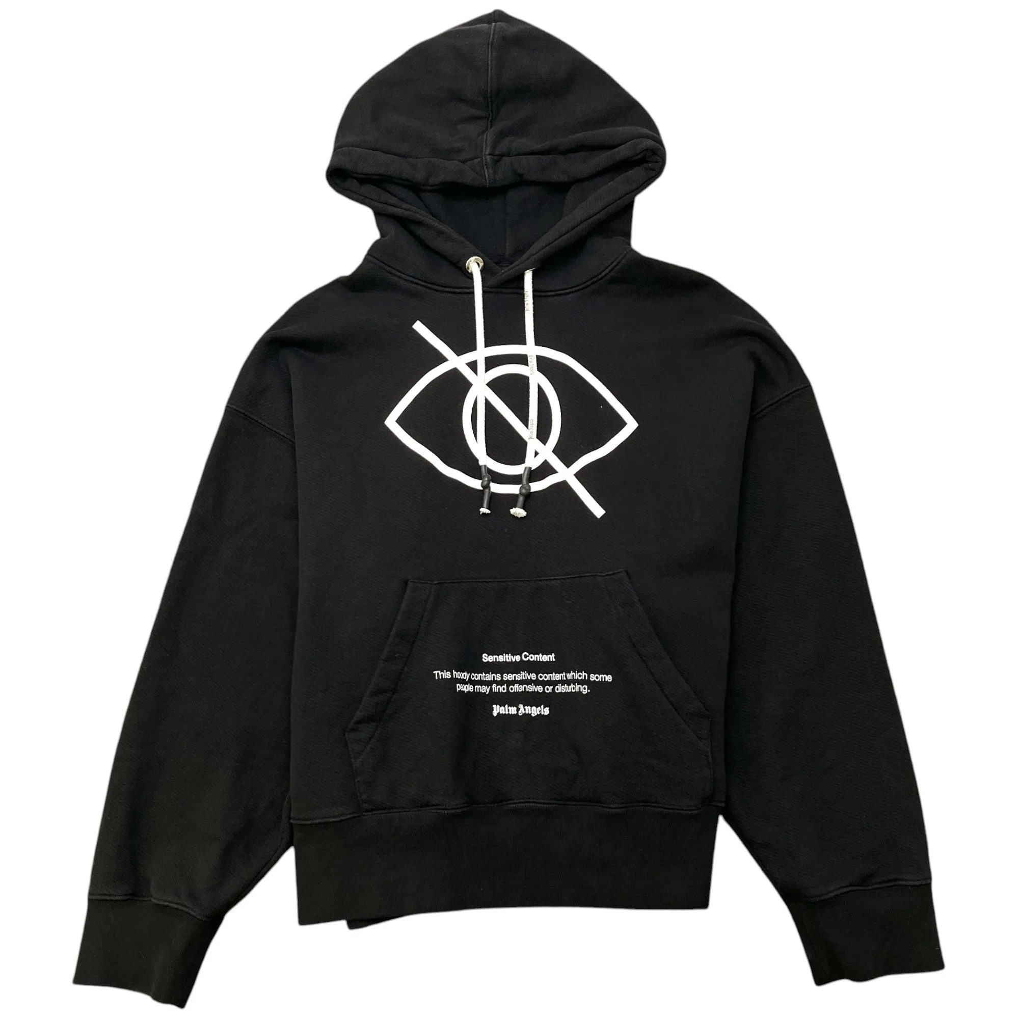 Men's Sensitive Content Logo Hoodie Black Size L