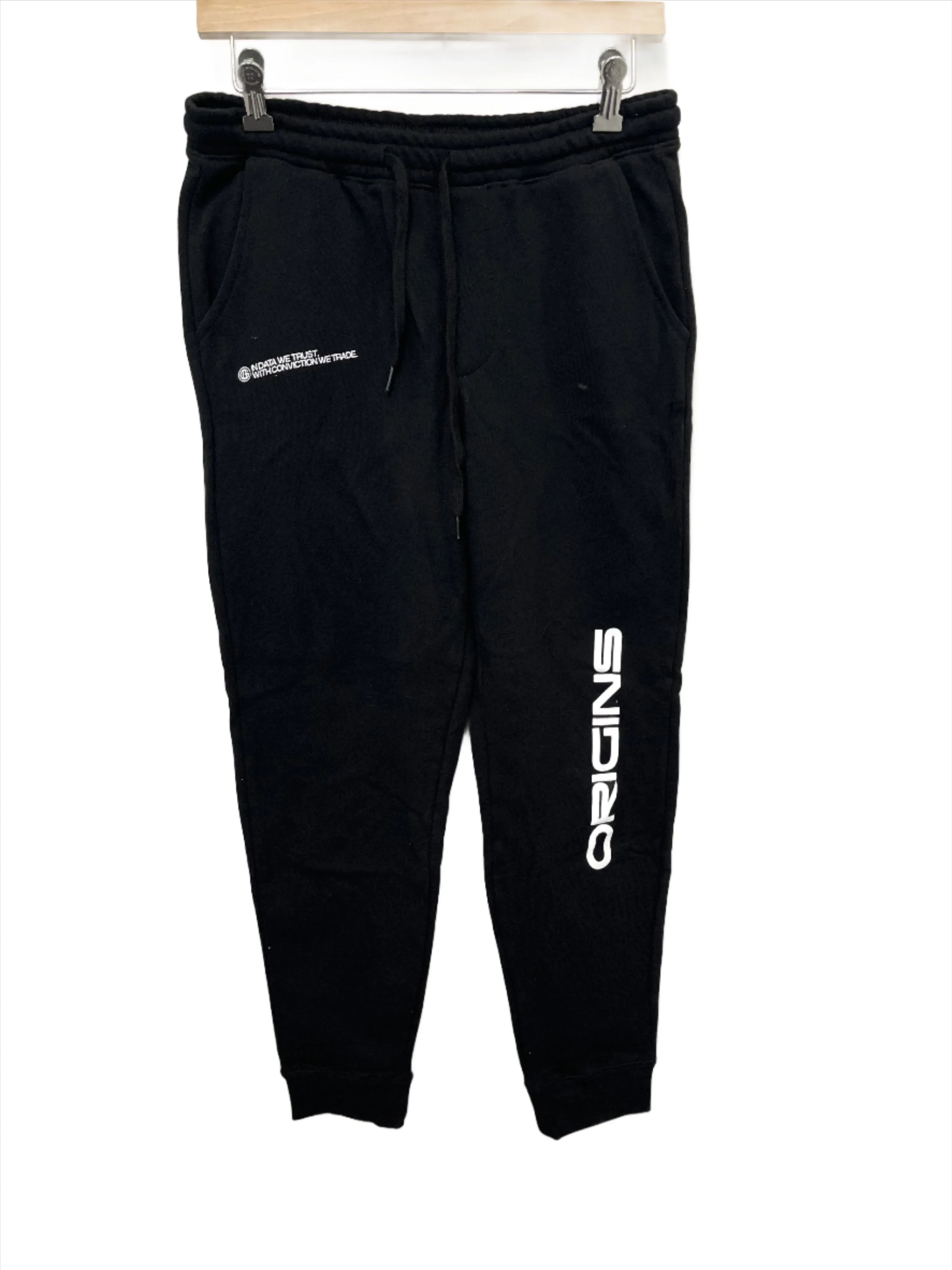 Men's Sweatpants, Branded with Origins Company Logo