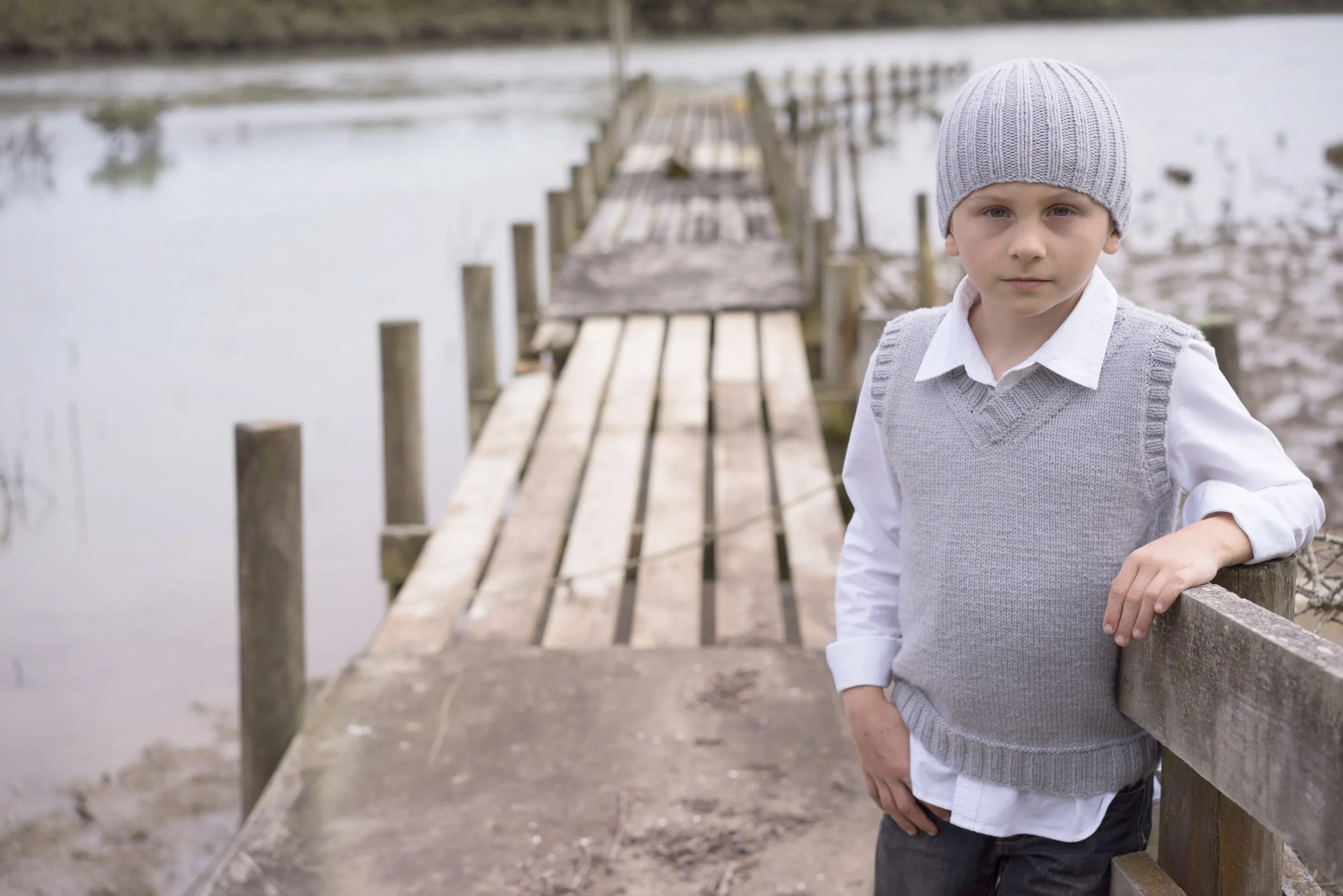 Micah Vest and Beanie