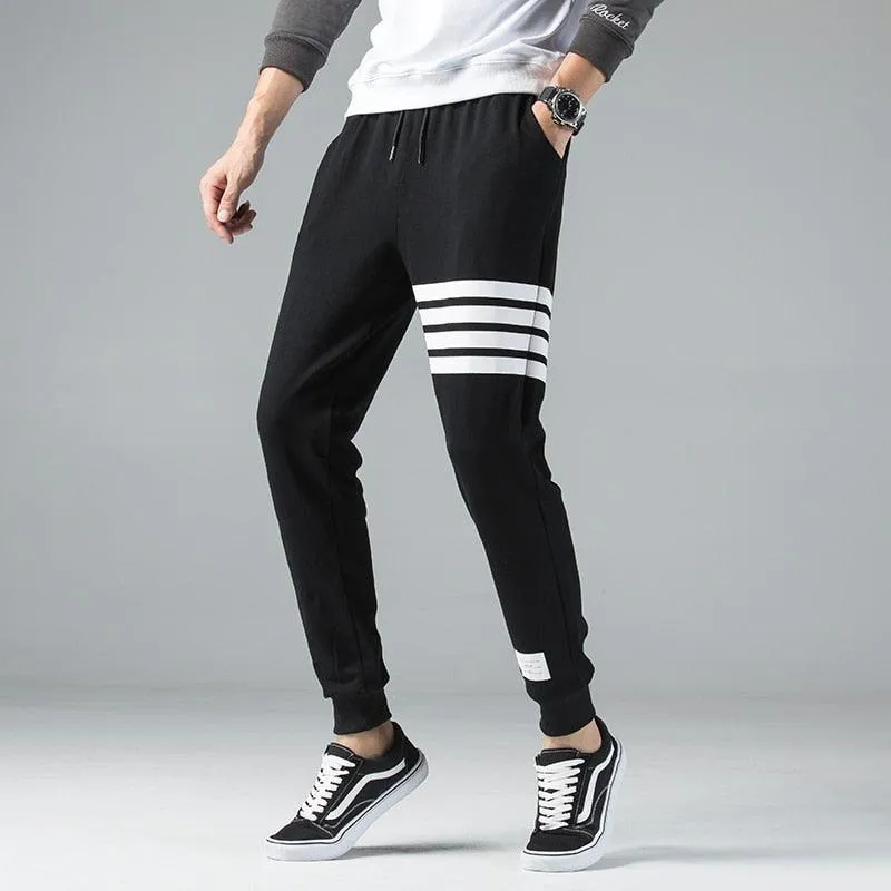 New Men's Casual Sweatpants - Solid High Street Trousers - Men Joggers Oversize Pants (TG4)(F9)