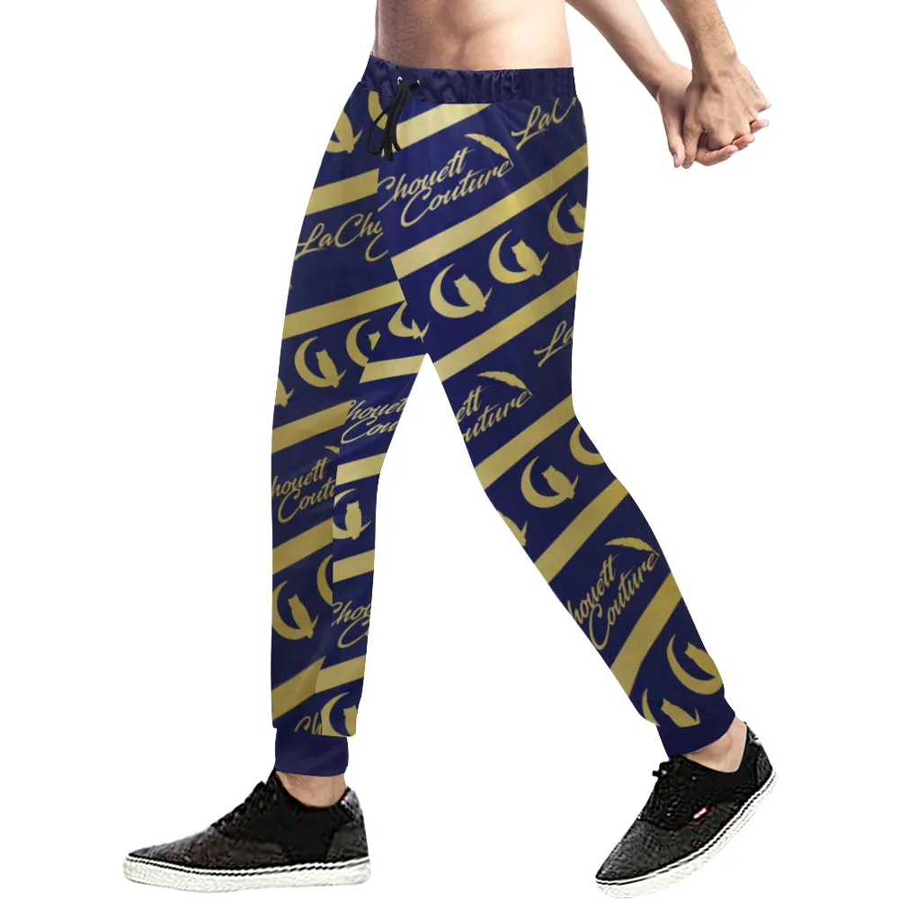 NICE ONE GLDBLU Men's All Over Print Sweatpants