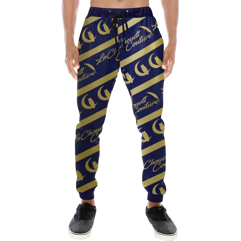 NICE ONE GLDBLU Men's All Over Print Sweatpants