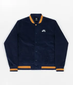 Nike SB Corduroy Bomber Jacket - Midnight Navy / Midnight Navy - Chutney - Sail