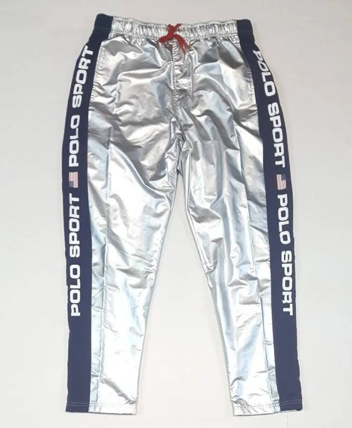 Nwt Polo Sport Silver Taped Pants