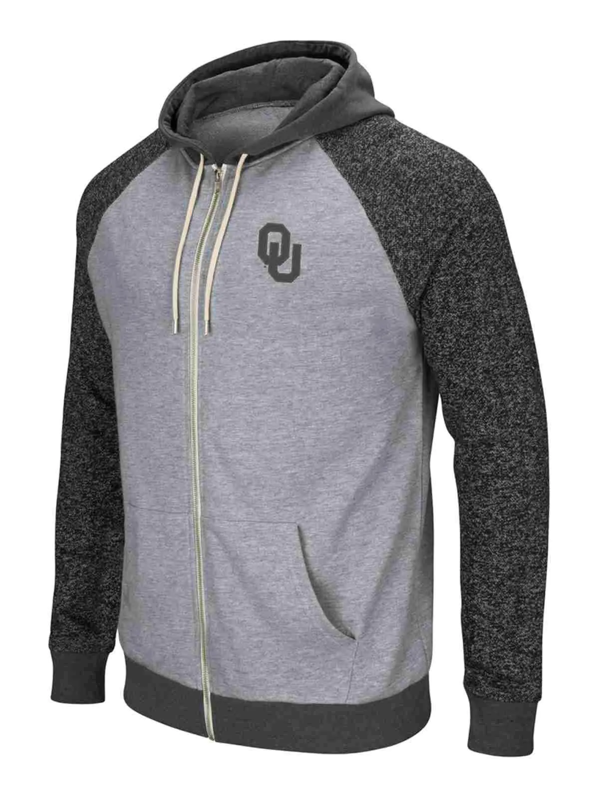 Oklahoma Sooners Colosseum Two-Tone Regulation Full Zip Hoodie Jacket