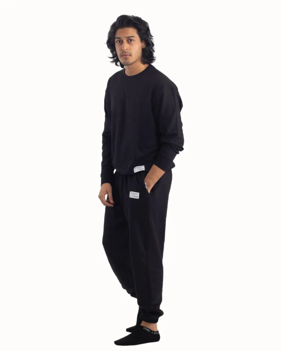 Organic Cotton Sweatsuit Unisex - COAL