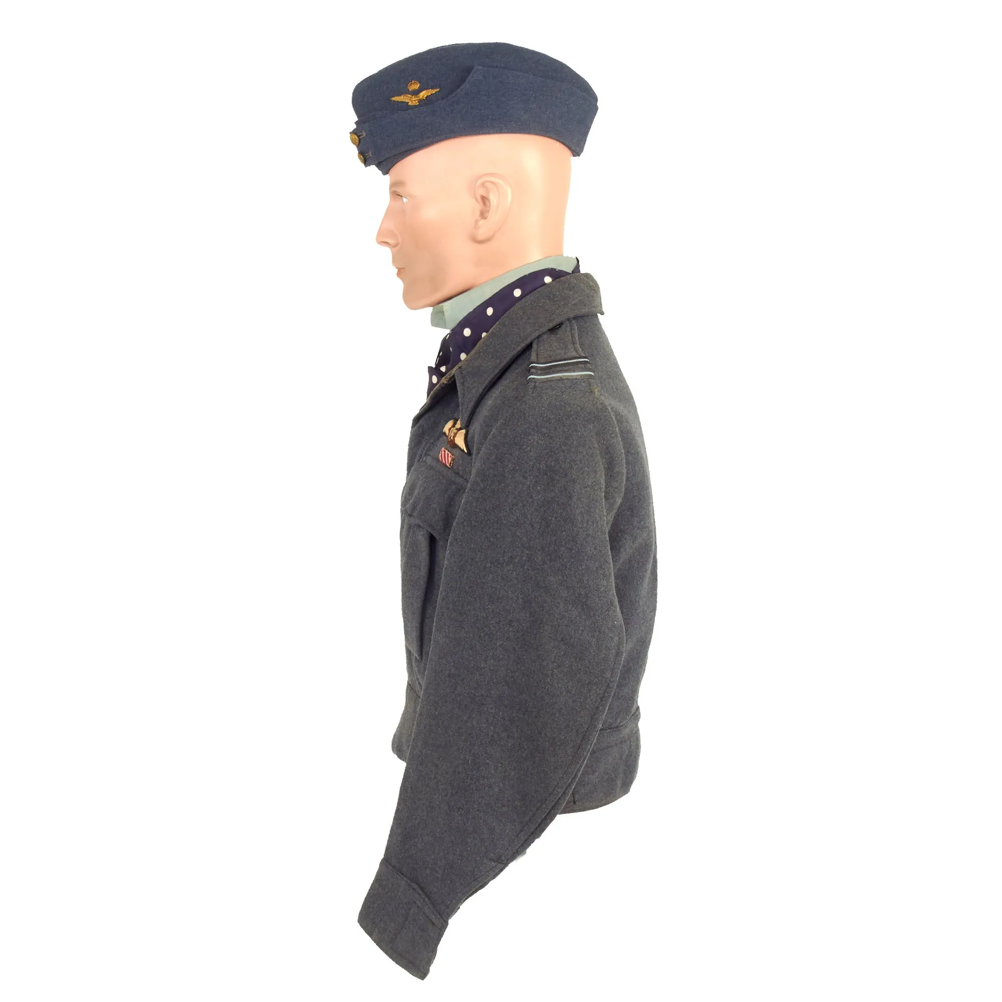 Original WWII British Royal Air Force Pilot’s Uniform Grouping Attributed to Flight Lieutenant C.C. Young- Air Force Cross Recipient