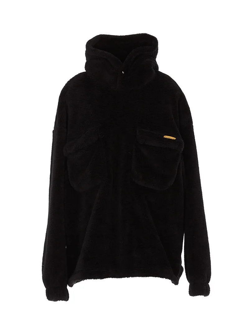 Oversized Wappen Fur Hoodie