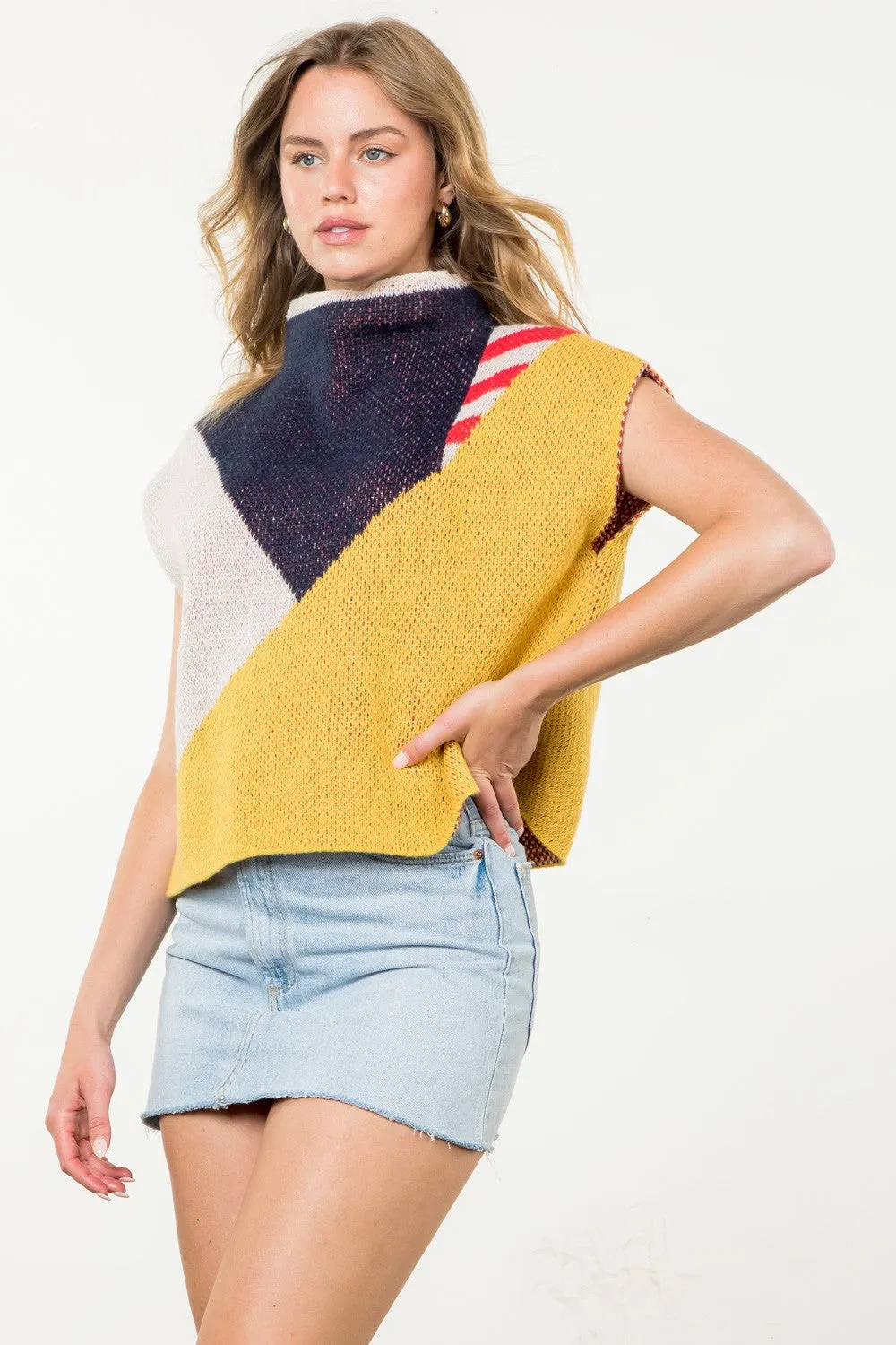 Pattern Knit Vest