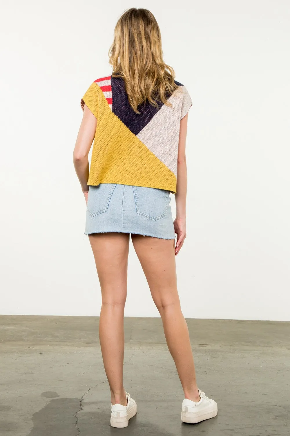 Pattern Knit Vest