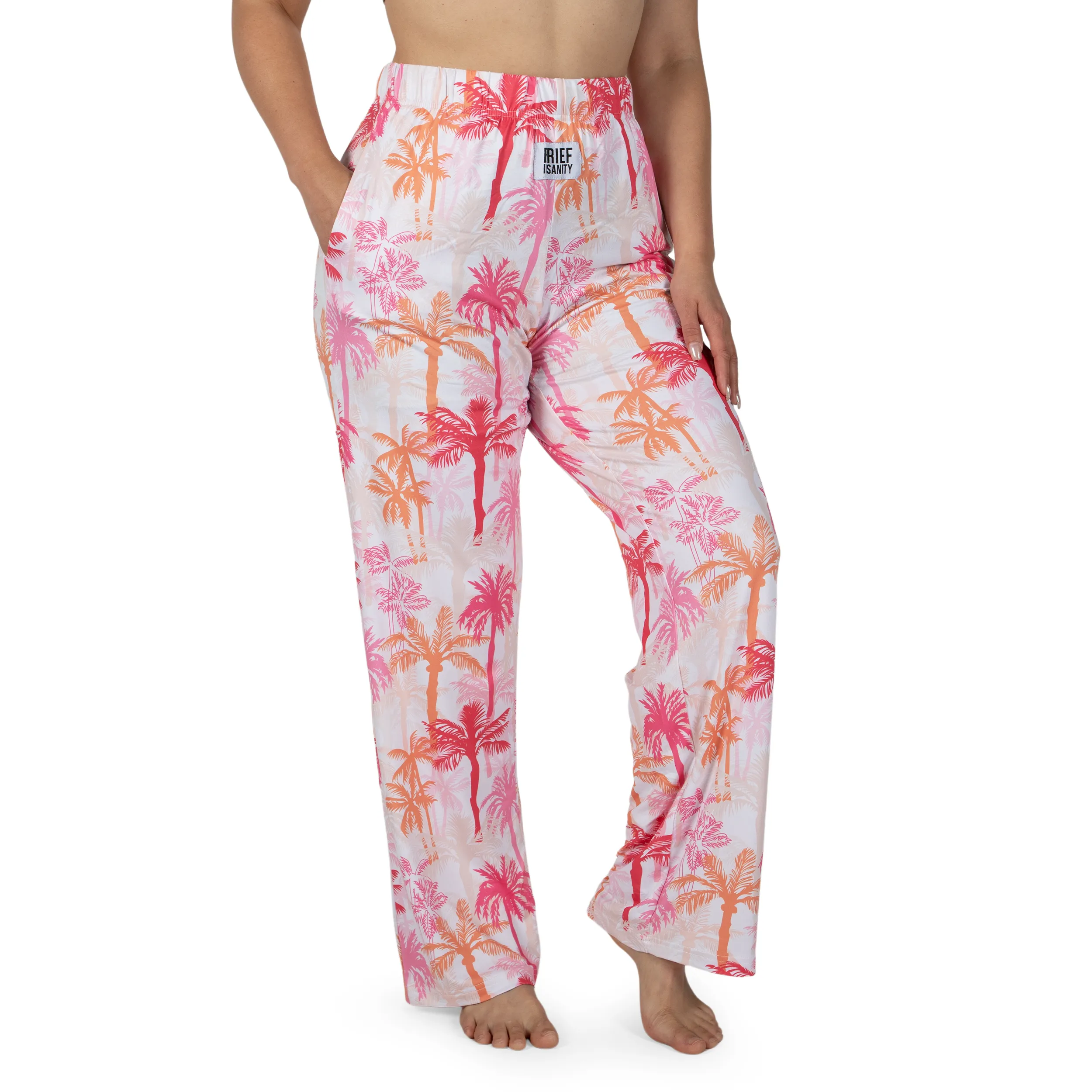 Pink Palm Tree Lounge Pants