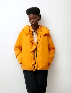 Puffer Hoodie Jacket Tangerine