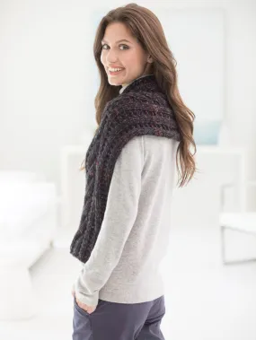 Quick Knit Buttoned Scarf