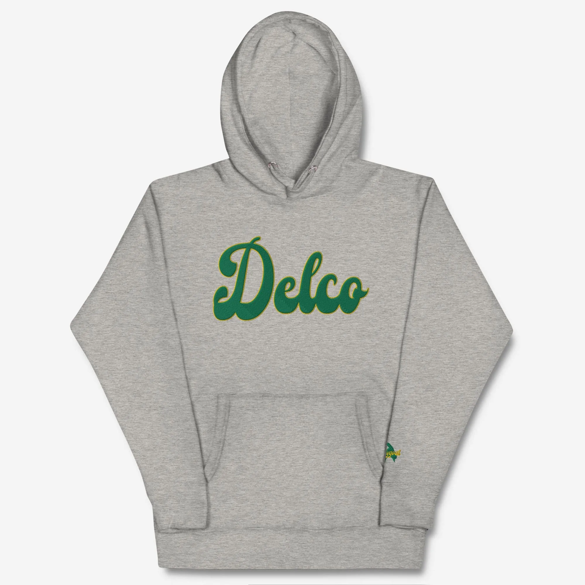 "Delco" Embroidered Hoodie