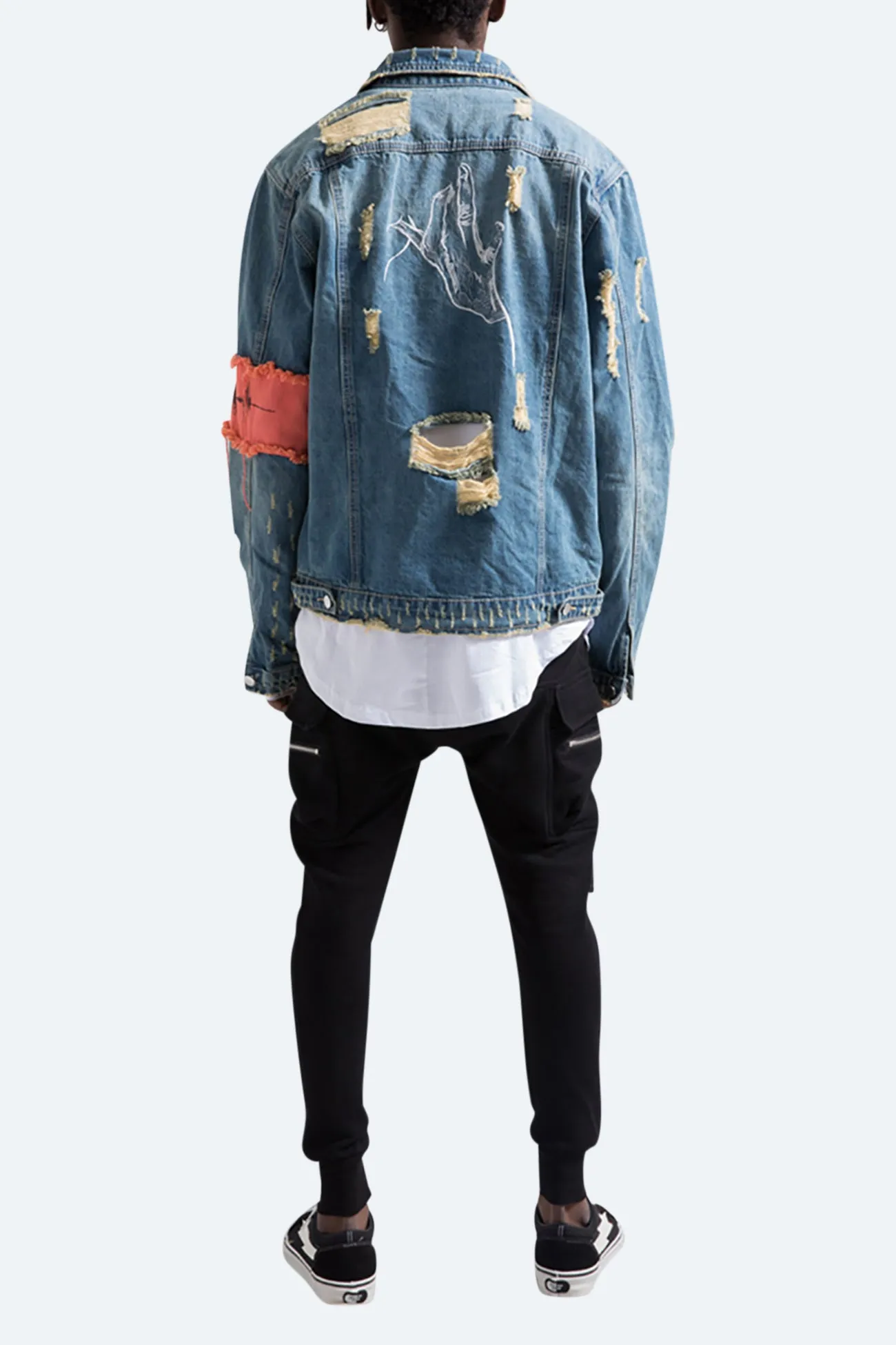 "HAND OF GOD" DENIM JACKET