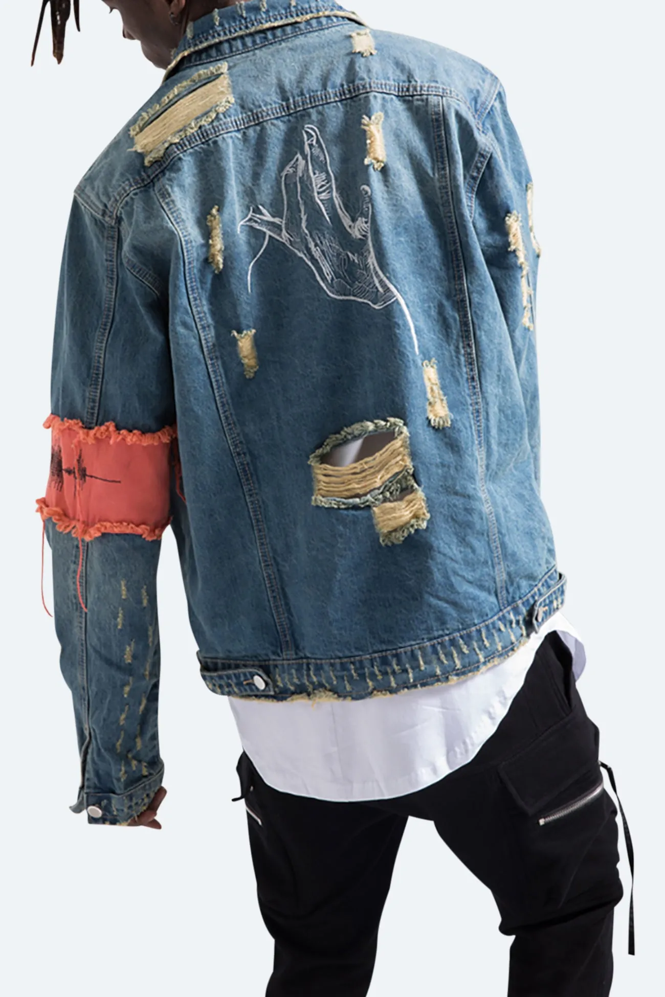 "HAND OF GOD" DENIM JACKET